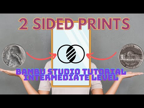 Making a 2 Sided coin. Alternative Method Bambu Studio Intermediate Tutorial