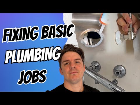 Fixing basic plumbing jobs