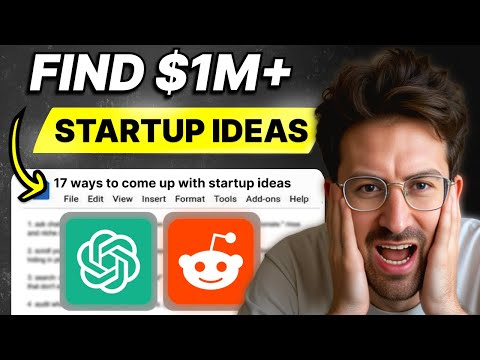 How I Use AI & Reddit to Find $1M+ Startup Ideas (FULL Blueprint)