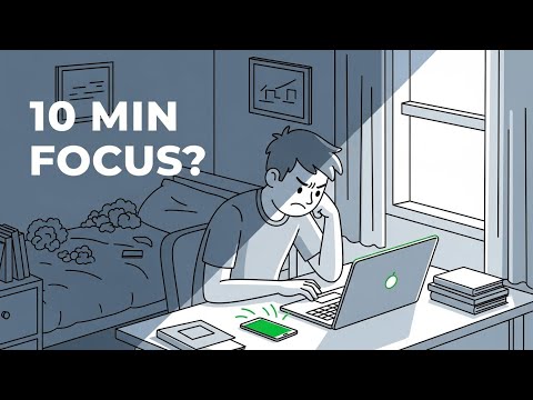 Why You Can’t Focus for More Than 10 Minutes (And How to Fix It FAST)