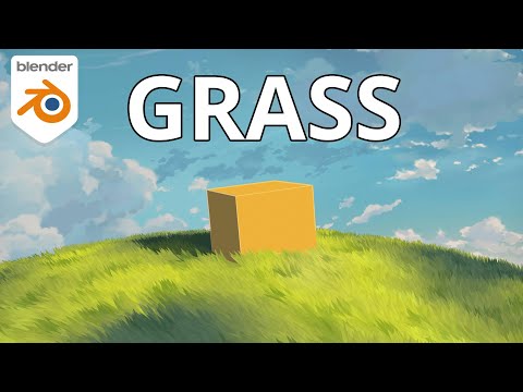 Simple Grass in Blender (Anime Grass Tutorial Part 1)