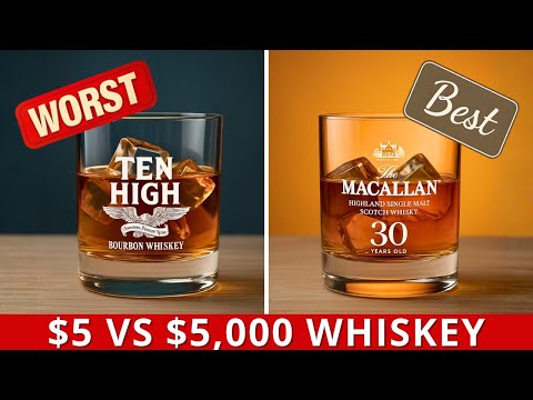 $5 vs $5,000 Whiskey Taste Test!