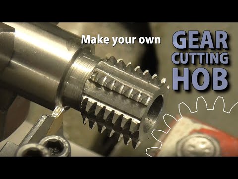 How do I make my own gear hobs? (Gear cutting)