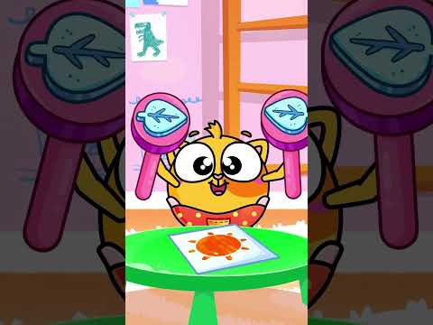 Aprendendo a misturar cores para crianças