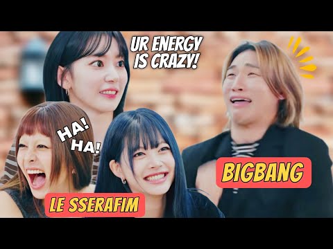 BIGBANG DAESUNG didn't stand a chance against SAKURA, YUNJIN and EUNCHAE(funny moments)