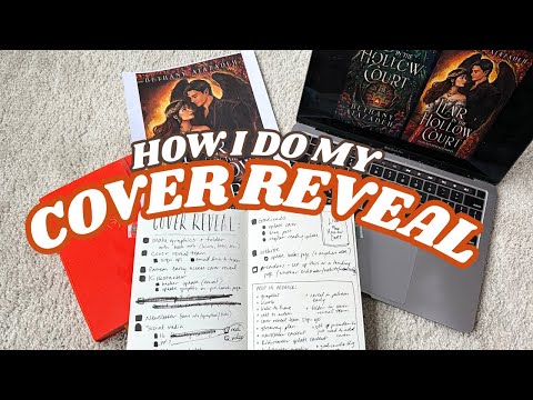 How to do a COVER REVEAL to build hype for the book + my personal checklist