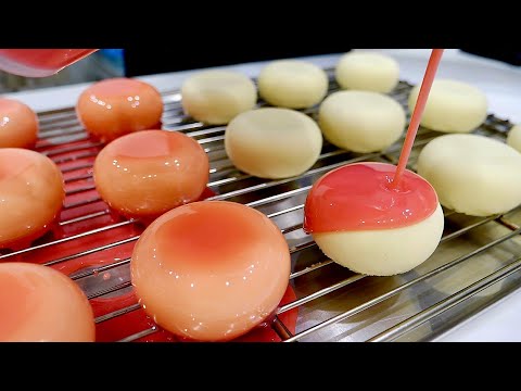 Artistic desserts that will amaze you! Making raspberry mousse cake - Korean dessert / 라즈베리 무스케이크