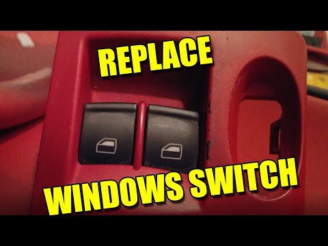 How to Replace Window Regulator Switch on Audi TT Mk2