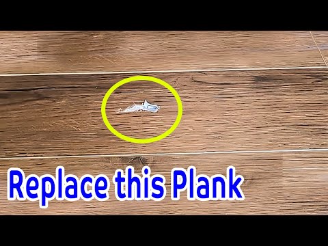 How to Replace a Vinyl Plank With a Tongue and Groove Locking System
