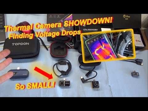 Voltage Drop? Mini THERMAL CAMERA Showdown! (TOPDON vs. HIKMICRO vs InfiRay)