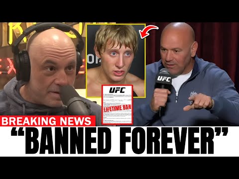 Dana White EXPLODES On Joe Rogan Show After BANNING Paddy Pimblett From the UFC!!!