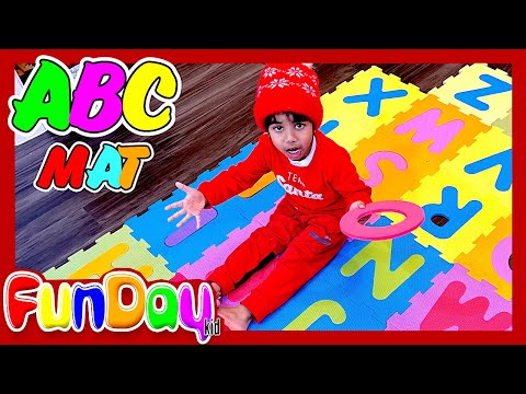Alphabet Song | ABC MAT | Pretend Play finding Letters with Urvi and Apu - FunDay Kid