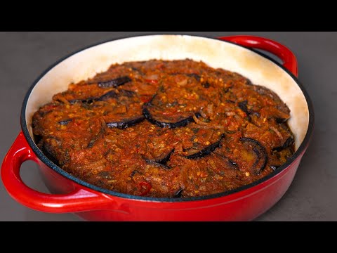Georgian-style eggplant with meat. Indescribably delicious!