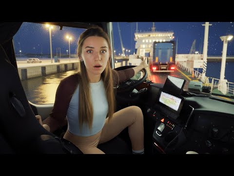 Female Truck Driver’s First Ferry Crossing