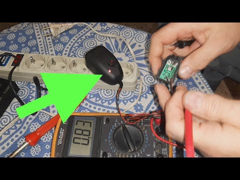 Антенный блок питания - не светится - ремонт.