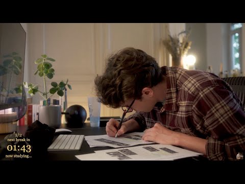 4-HOUR | Study With Me | No music, Deep work, One break