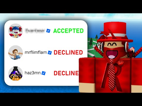 I Sent a Connection Request to 100 Verified Roblox Users