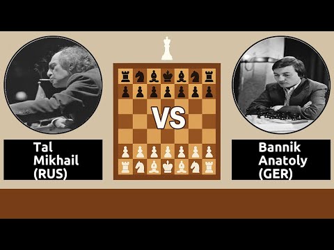 Mikhail Tal VS Anatoly Bannik | 1957 | Ch URS | Russia