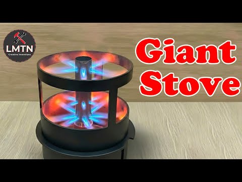 waste oil heating stove giant 3 in 1 ! safe heating stove a Blue Flame, no smell, no smok