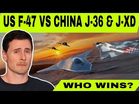 US F-47 vs China's J-36 and J-XD