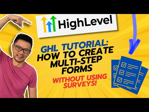 GoHighLevel Tutorial: How to create a Multi-step Form (Not using Surveys)