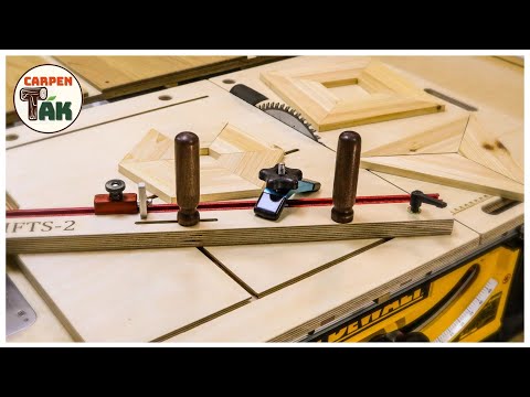 ⚡[DIY] All-in-one table saw sled / Various functions / Woodworking / Tips and tricks