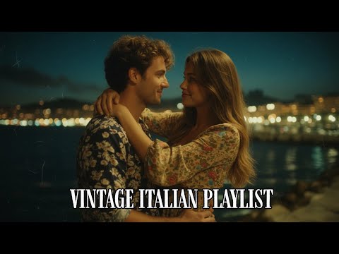 While the Mediterranean Dreams 🌙 Vintage Italian Love Songs by the Sea