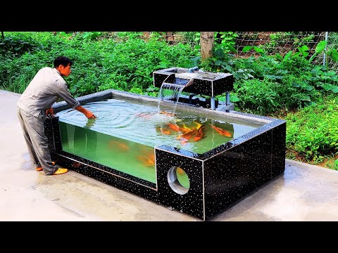 Black Fish Tank 2500L - Aquarium Design