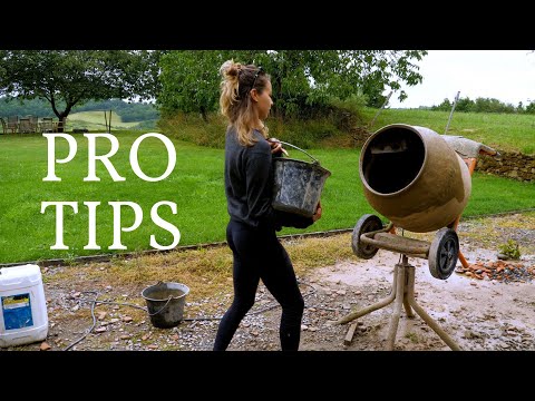 How to Mix Concrete (with Solar)