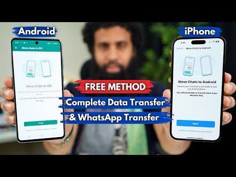 Free Method: Complete Data Transfer & WhatApp Transfer from Android to iPhone | Move to iOS WhatsApp