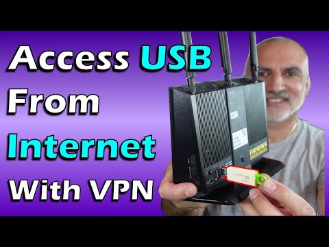 How to access USB drive on router from the Internet with VPN OpenVPN and USB sharing