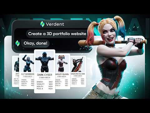 I Built a Game-Style 3D Portfolio Using AI (Better Than Cursor?)