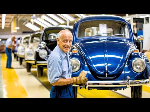 How The Volkswagen Beetle Was Made In Their NOSTALGIC 1970s Factory | Step By Step Process