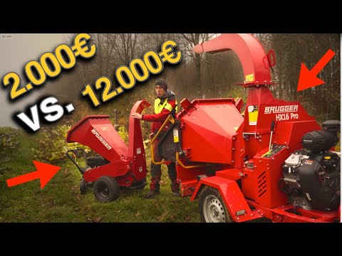 2.000€ Gartenhäcksler vs. 12.000€ Profi-Häcksler! Wo liegen die Grenzen?