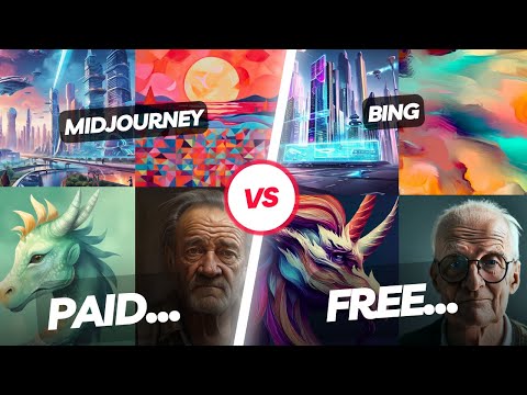 The Ultimate AI Art Generator Showdown: Bing Image Creator (FREE) vs. Midjourney (PAID)