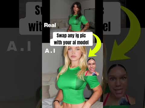 Swap any Ig pic with your AI model #aiinfluencer #aimodel