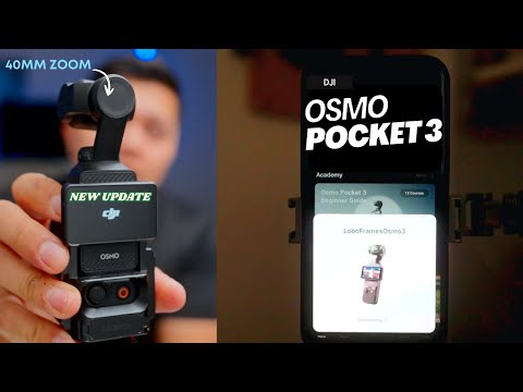 DJI Osmo Pocket 3 New Firmware Update: 40mm Med-Tele Zoom, Breathing Compensation & More!