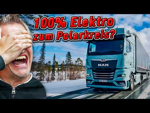 Electric truck at the LIMIT: 3,500 km to the Arctic Circle – will the MAN eTGX hold up?!