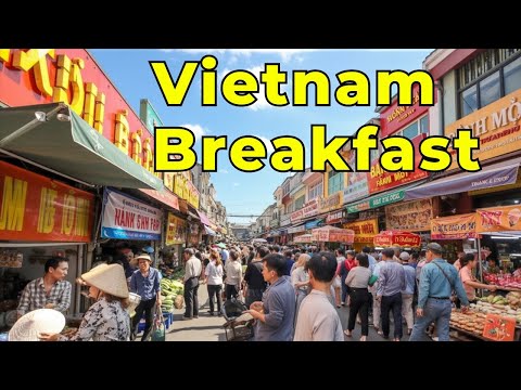 Do you know what's for breakfast in Vietnam? - Vietnamese Street Food
