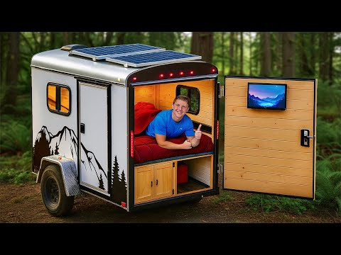 I Turned a $3000 Trailer into a Luxury Camper