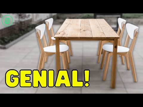 Der einfachste Weg einen GARTENTISCH zu bauen! | Jonas Winkler