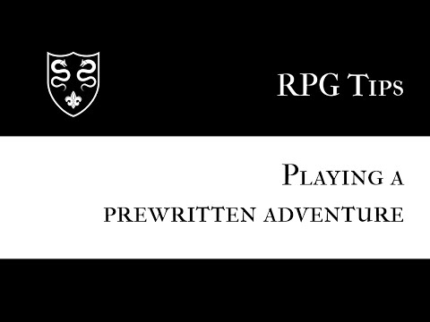 Solo RPGs: Playing a Prewritten Adventure