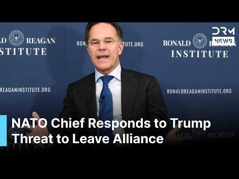 WATCH: NATO Chief Responds to Trump Threat to Leave Alliance, Defends NATO | AC1G