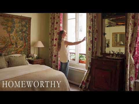 A Romantic 400 Sq Ft Apartment in the Heart of Paris | House Tour | Design Tips for Small Spaces
