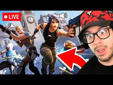 Playing RANDOM SQUADS in FORTNITE! (Reload)