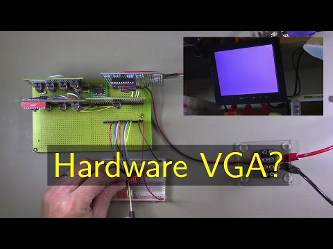 Hardware VGA Episode 01: Introduction, sync generation, and pixel output