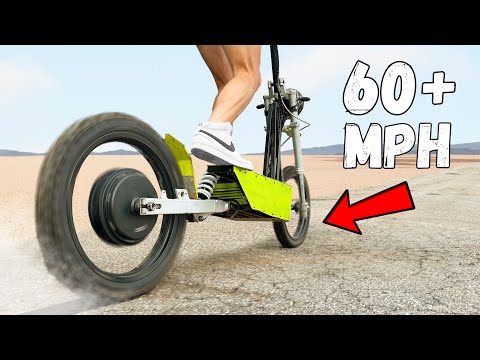 I Built an electric HYPER-Scooter... AGAIN