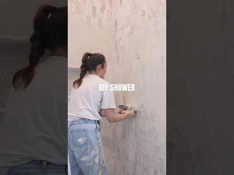 The most challenging DIY PROJECT I’ve attempted - the SHOWER 🚿 💪🏼✨