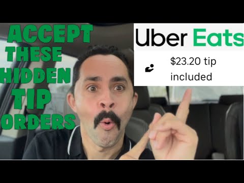 Find the BEST Uber Eats Orders: Hidden Tip Tutorial. Make More Money