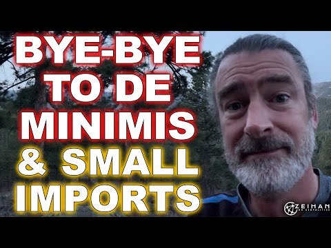 The Fire Hose of Chaos: Bye-Bye De Minimis